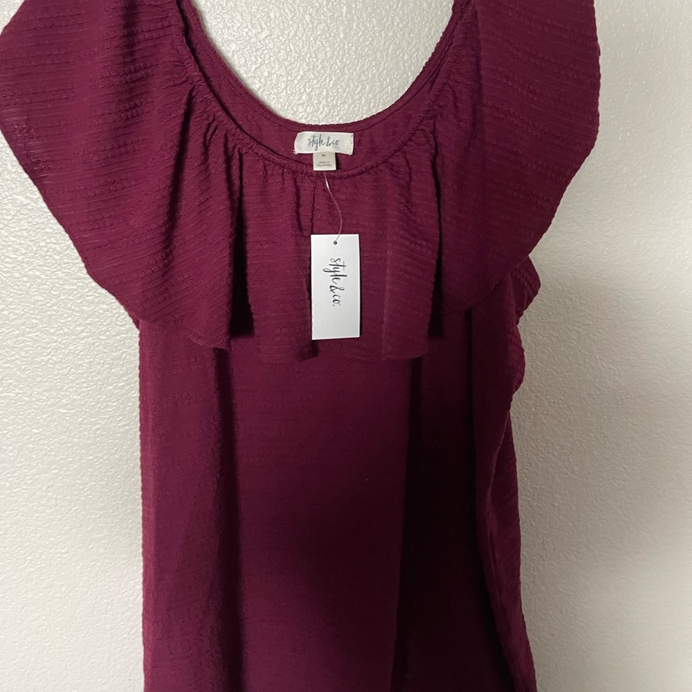 Style & Co Off The Shoulder Top